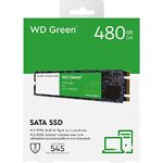 Изображение SSD Western Digital Green 480Gb M.2 SATA 2280 (WDS480G3G0B) 545/480 МБ/с #1 Фото SSD Western Digital Green 480Gb M.2 SATA 2280 (WDS480G3G0B) 545/480 МБ/с #1
