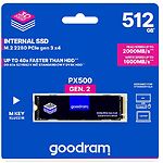 Изображение SSD Goodram PX500 gen.2 512Gb M.2 NVMe 2280 PCIe Gen3x4 (SSDPR-PX500-512-80-G2) 2000/1600 Mb/s Фото SSD Goodram PX500 gen.2 512Gb M.2 NVMe 2280 PCIe Gen3x4 (SSDPR-PX500-512-80-G2) 2000/1600 Mb/s