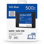 Изображение SSD Western Digital Blue SA510 500GB 2.5" SATA3 (WDS500G3B0A) 560/510 Mb/s Фото SSD Western Digital Blue SA510 500GB 2.5" SATA3 (WDS500G3B0A) 560/510 Mb/s