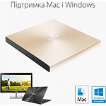 Зображення External DVD±RW Drive ASUS SDRW-08U9M-U Gold USB 2.0 Type C+Type A, Slim #2 Фото External DVD±RW Drive ASUS SDRW-08U9M-U Gold USB 2.0 Type C+Type A, Slim #2