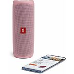 Изображение JBL Flip 5 Pink (JBLFLIP5Pink) портативная система 20Вт, Li-Ion аккум., водонепрониц. , мик., BT #4 Фото JBL Flip 5 Pink (JBLFLIP5Pink) портативная система 20Вт, Li-Ion аккум., водонепрониц. , мик., BT #4