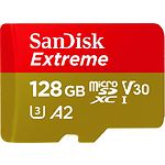 Карта памяти SanDisk Extreme A2 V30 Class 10 UHS-I U3 без переходника 128 GB - фото