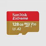 Изображение microSD XC 128 GB SanDisk Extreme A2 V30 Class 10 UHS-I U3 (SDSQXAA-128G-GN6MN) без переходника #1 Фото microSD XC 128 GB SanDisk Extreme A2 V30 Class 10 UHS-I U3 (SDSQXAA-128G-GN6MN) без переходника #1