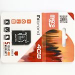Изображение microSD HC 4Gb Mibrand class 6 (MICDC6/4GB-A) с SD переходником #1 Фото microSD HC 4Gb Mibrand class 6 (MICDC6/4GB-A) с SD переходником #1