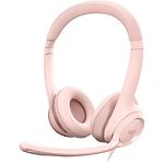 Изображение Logitech H390 USB Rose (981-001281) Наушники с микрофоном Фото Logitech H390 USB Rose (981-001281) Наушники с микрофоном