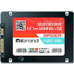 Изображение SSD Mibrand Spider 120Gb 2.5" 7mm SATA III (MI2.5SSD/SP120GBST) Фото SSD Mibrand Spider 120Gb 2.5" 7mm SATA III (MI2.5SSD/SP120GBST)