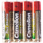 Фото Батарейка CAMELION LR03-SP4 Plus Alkaline Red AAA (4260033150349) 4шт/shrink #1