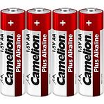 Фото Батарейка CAMELION LR6-SP4 Plus Alkaline Red AA (4260033150325) 4шт/shrink