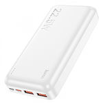 Фото Внешний аккумулятор Power Bank Hoco J101A Astute 20000mAh White (6931474782502) 22.5W #2