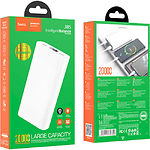 Изображение Внешний аккумулятор Power Bank Hoco J85 Wellspring 20000mAh White (6931474757340) #1 Фото Внешний аккумулятор Power Bank Hoco J85 Wellspring 20000mAh White (6931474757340) #1