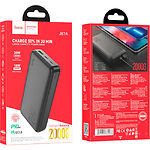 Изображение Внешний аккумулятор Power Bank Hoco J87A Tacker 20000mAh Black (6931474761033) QC3.0+PD20W #1 Фото Внешний аккумулятор Power Bank Hoco J87A Tacker 20000mAh Black (6931474761033) QC3.0+PD20W #1