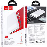 Изображение Внешний аккумулятор Power Bank Hoco J72 Easy travel 10000mAh White (6931474738387) #1 Фото Внешний аккумулятор Power Bank Hoco J72 Easy travel 10000mAh White (6931474738387) #1