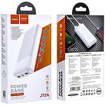 Фото Внешний аккумулятор Power Bank Hoco J72A Easy travel 20000mAh White (6931474738400) #1