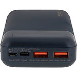 Изображение Внешний аккумулятор Power Bank REMAX Lango II (RPP-192 Black) 20000mAh, PD 18W, QC3.0, 22.5W #2 Фото Внешний аккумулятор Power Bank REMAX Lango II (RPP-192 Black) 20000mAh, PD 18W, QC3.0, 22.5W #2