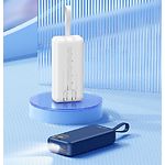 Изображение Внешний аккумулятор Power Bank REMAX Suji (RPP-550 Blue) 30000mAh, PD 20W, QC3.0, 22.5W #1 Фото Внешний аккумулятор Power Bank REMAX Suji (RPP-550 Blue) 30000mAh, PD 20W, QC3.0, 22.5W #1