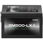 Изображение Блок питания Zalman ZM500-LXII 500W, aPFC, 83+ #1 Фото Блок питания Zalman ZM500-LXII 500W, aPFC, 83+ #1