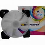 Изображение Вентилятор 120мм Cooling Baby 12025RGB12 120x120x25 HB,25дБ,12V,1200об/мин,3-p+4-p Molex,frameless #1 Фото Вентилятор 120мм Cooling Baby 12025RGB12 120x120x25 HB,25дБ,12V,1200об/мин,3-p+4-p Molex,frameless #1