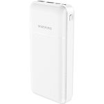 Изображение Внешний аккумулятор Power Bank BOROFONE BJ16AW White Cube 20000mAh, 2A #3 Фото Внешний аккумулятор Power Bank BOROFONE BJ16AW White Cube 20000mAh, 2A #3