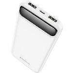 Изображение Внешний аккумулятор Power Bank BOROFONE BJ14W White Freeway 10000mAh, 2A #2 Фото Внешний аккумулятор Power Bank BOROFONE BJ14W White Freeway 10000mAh, 2A #2