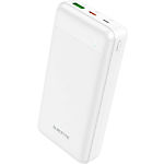 Изображение Внешний аккумулятор Power Bank BOROFONE BJ19AW White Incredible 20000mAh, 20W, PD+QC3.0 #3 Фото Внешний аккумулятор Power Bank BOROFONE BJ19AW White Incredible 20000mAh, 20W, PD+QC3.0 #3
