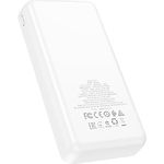Изображение Внешний аккумулятор Power Bank BOROFONE BJ19AW White Incredible 20000mAh, 20W, PD+QC3.0 #2 Фото Внешний аккумулятор Power Bank BOROFONE BJ19AW White Incredible 20000mAh, 20W, PD+QC3.0 #2