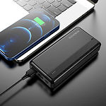 Изображение Внешний аккумулятор Power Bank BOROFONE BJ24AB Black 20000mAh, 2A #1 Фото Внешний аккумулятор Power Bank BOROFONE BJ24AB Black 20000mAh, 2A #1