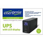 Фото UPS EnerGenie EG-UPS-031, LCD дисплей, 650 VA, Black #1