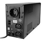 Фото UPS Energenie EG-UPS-032, LCD дисплей, USB порт, 850 VA, чорний колір #2