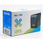 Фото UPS Maxxter MX-UPS-B650-02 Schuko, 650VA, батарея 7Ah, AVR 145–290В, 2 x євророзетки #1