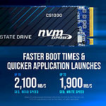 Изображение SSD PNY CS1030 1TB M.2 2280 NVMe PCIe3.0 (M280CS1030-1TB-RB) 2100/1700 Mb/s #2 Фото SSD PNY CS1030 1TB M.2 2280 NVMe PCIe3.0 (M280CS1030-1TB-RB) 2100/1700 Mb/s #2
