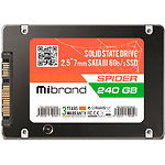 SSD жесткий диск Mibrand Spider 240Gb 2.5" 7mm SATA III (MI2.5SSD/SP240GBST) - фото