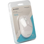 Изображение Мышка A4tech FB12S White Fstyler, беспроводная, Wireless + Bluetooth, до 3-х устройств #1 Фото Мышка A4tech FB12S White Fstyler, беспроводная, Wireless + Bluetooth, до 3-х устройств #1