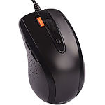 Фото Мышка A4tech N-70FXS Black, silent, мышка проводная, USB, 1600 dpi