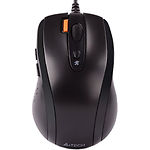 Фото Мышка A4tech N-70FXS Black, silent, мышка проводная, USB, 1600 dpi #4