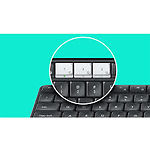 Изображение Клавиатура Logitech Wireless Bluetooth Keyboard K375s Graphite, box (920-008181) #1 Фото Клавиатура Logitech Wireless Bluetooth Keyboard K375s Graphite, box (920-008181) #1