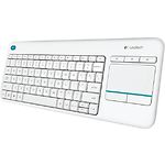 Изображение Клавиатура Logitech Wireless Touch Keyboard K400 Plus, USB, white (920-007146) #5 Фото Клавиатура Logitech Wireless Touch Keyboard K400 Plus, USB, white (920-007146) #5