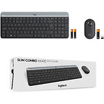 Изображение Клавиатура+мышь Logitech MK470 Slim Wireless, US Int'L, Graphite (920-009204) #1 Фото Клавиатура+мышь Logitech MK470 Slim Wireless, US Int'L, Graphite (920-009204) #1