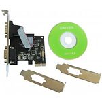Изображение Контроллер Dynamode RS232-2port-PCIE-LP (PCI-Ex RS232(COM) 2 канала чипсет WCH 382, низкопрофильная) #1 Фото Контроллер Dynamode RS232-2port-PCIE-LP (PCI-Ex RS232(COM) 2 канала чипсет WCH 382, низкопрофильная) #1
