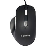 Изображение Мышка Gembird MUS-6B-02 black, оптическая, USB #3 Фото Мышка Gembird MUS-6B-02 black, оптическая, USB #3