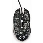 Изображение Мышка Gembird MUS-6B-GRAFIX-01 black, оптическая, USB Фото Мышка Gembird MUS-6B-GRAFIX-01 black, оптическая, USB