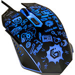 Изображение Мышка Gembird MUS-6B-GRAFIX-01 black, оптическая, USB #7 Фото Мышка Gembird MUS-6B-GRAFIX-01 black, оптическая, USB #7