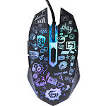 Изображение Мышка Gembird MUS-6B-GRAFIX-01 black, оптическая, USB #4 Фото Мышка Gembird MUS-6B-GRAFIX-01 black, оптическая, USB #4