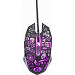 Изображение Мышка Gembird MUS-6B-GRAFIX-01 black, оптическая, USB #1 Фото Мышка Gembird MUS-6B-GRAFIX-01 black, оптическая, USB #1