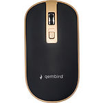 Изображение Мышка Gembird MUSW-4B-06-BG Black/Gold, Беспроводная оптическая мышка #3 Фото Мышка Gembird MUSW-4B-06-BG Black/Gold, Беспроводная оптическая мышка #3