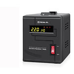 Фото Стабилизатор REAL-EL STAB ENERGY-500, black, 500VA, 400Вт, LCD индикатор, 1евророзетка #4