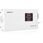 Фото Стабилизатор REAL-EL STAB SLIM-500 White (EL122400006) 500VA, 400Вт, LCD индикатор, 1евророзетка #6