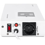 Фото Стабилизатор REAL-EL STAB SLIM-500 White (EL122400006) 500VA, 400Вт, LCD индикатор, 1евророзетка #2
