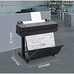Изображение HP DesignJet T630 (5HB09A) 24in плоттер струйный цветной A1,2400x1200dpi,76лст/час,USB,WiFi,Ethernet #1 Фото HP DesignJet T630 (5HB09A) 24in плоттер струйный цветной A1,2400x1200dpi,76лст/час,USB,WiFi,Ethernet #1
