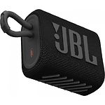 Изображение JBL Go 3 Black (JBLGO3BLK) портативная система 4Вт, Li-Ion аккум., IP67 водонепроницаемая, BT 5.0 Фото JBL Go 3 Black (JBLGO3BLK) портативная система 4Вт, Li-Ion аккум., IP67 водонепроницаемая, BT 5.0
