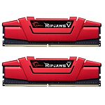 Изображение DDR-4 2шт x 4GB 2400МГц G.Skill Ripjaws V Red (F4-2400C15D-8GVR) #3 Фото DDR-4 2шт x 4GB 2400МГц G.Skill Ripjaws V Red (F4-2400C15D-8GVR) #3